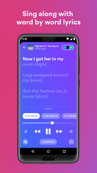 Musixmatch premium mod apk old version download v7.10.6 screenshot 4