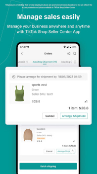 TikTok Shop Seller Center apk download latest version v4.6.1 screenshot 1