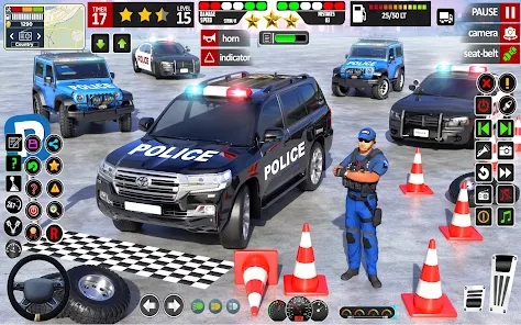 Police Prado Driving Car Games apk download