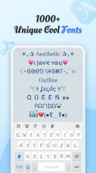 Cool Fonts Keyboard & Themes apk download v1.0.2 screenshot 2