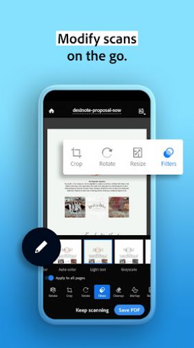 Adobe Scan app for android free download  23.10.02-google-dynamic screenshot 3