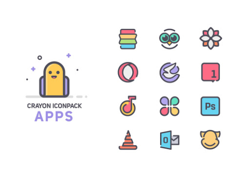 Crayon Icon Pack free apk download v4.5.2 screenshot 4