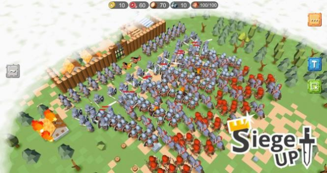 RTS Siege Up Medieval War Mod Apk Download v1.1.106 screenshot 3