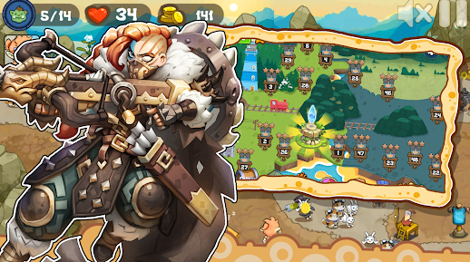 Tower Defense Kingdom Realm Mod Apk Download v3.4.6 screenshot 1