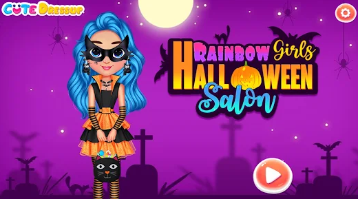 Rainbow Halloween Dollhouse Hack Apk Download v2.0 screenshot 3