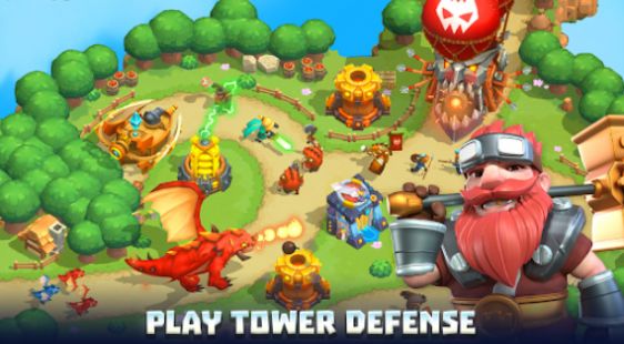 Wild Sky Tower Defense TD Mod Apk Download v1.110.10 screenshot 5