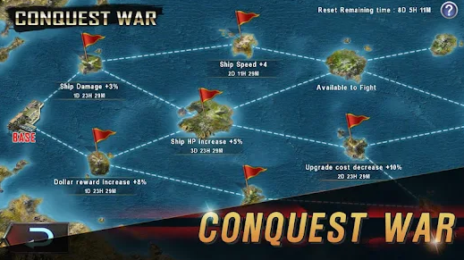 WARSHIP BATTLE 3D World War II Mod Apk Unlimited Money Download v3.7.7 screenshot 3