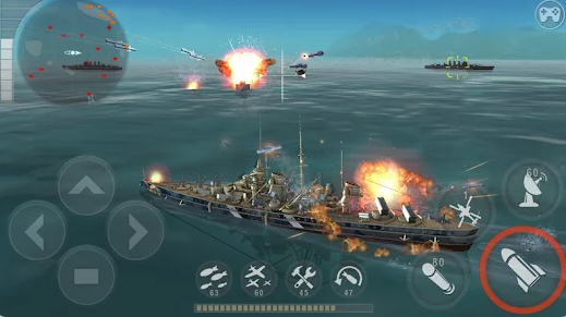 WARSHIP BATTLE 3D World War II Mod Apk Unlimited Money Download