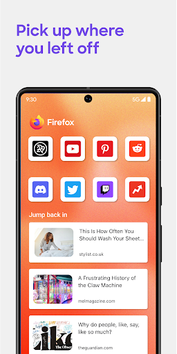 Firefox Fast & Private Browser mod apk free downloadͼƬ2