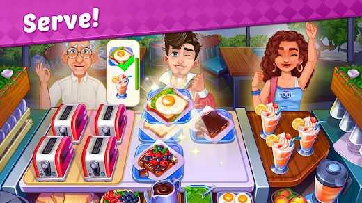 My Cafe Shop Cooking Games Mod Apk Unlimited Money And Gems Download v3.5.5 screenshot 2