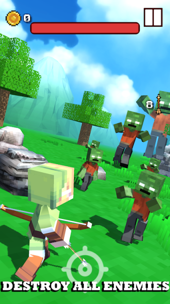 Craft Blocky Archer game apk Download