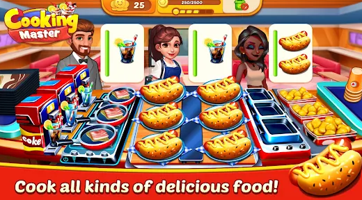 Cooking Master Restaurant Game Mod Apk Unlimited Money Download v1.2.43 screenshot 3
