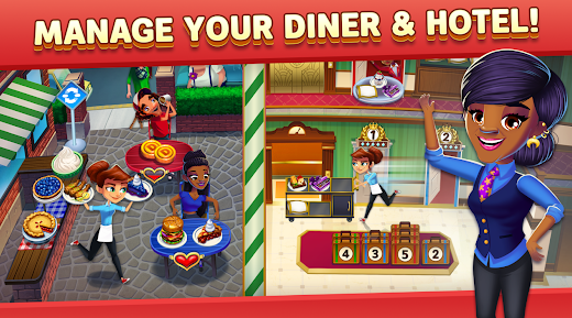 Diner DASH Adventures Mod Apk (Unlimited Keys) Download v1.51.1 screenshot 3