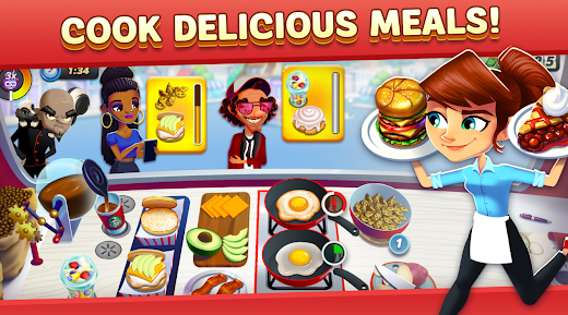 Diner DASH Adventures Mod Apk (Unlimited Keys) Download v1.51.1 screenshot 2