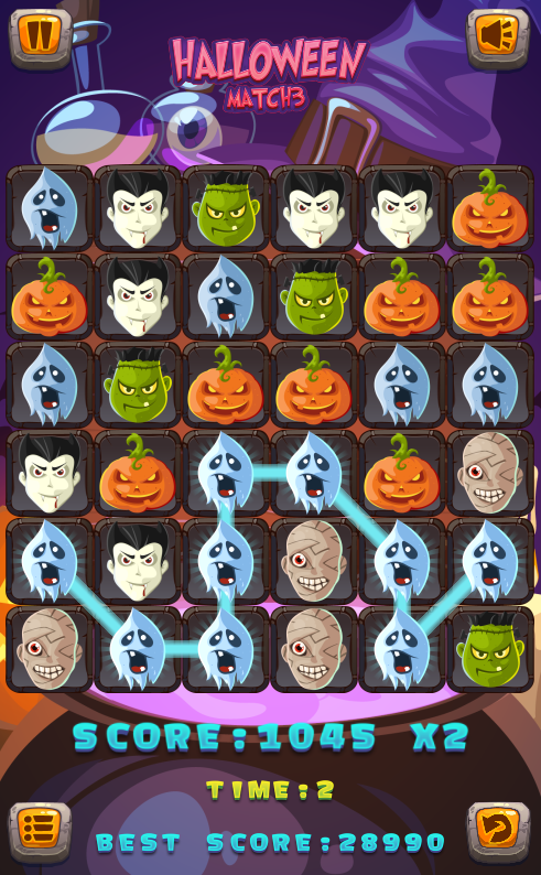 Halloween Match3 Game Free Download