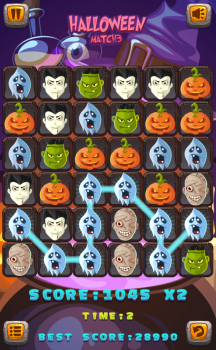 Halloween Match3 Game Free Download v1 screenshot 4