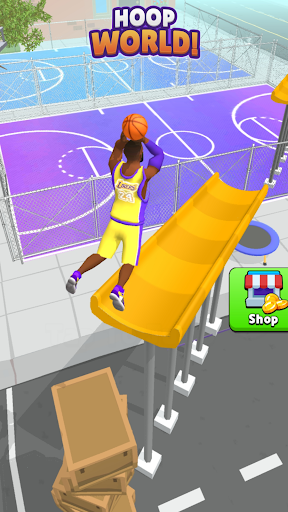 Hoop World Flip Dunk Game 3D apk downloadͼƬ1