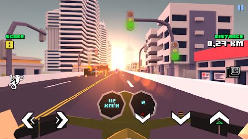 Blocky Moto Racing Bike Rider mod apk download v1.42 screenshot 2