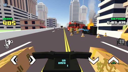 Blocky Moto Racing Bike Rider mod apk download v1.42 screenshot 3