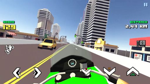 Blocky Moto Racing Bike Rider mod apk download v1.42 screenshot 5