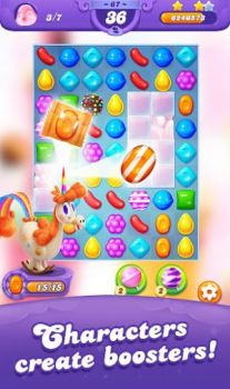 Candy Crush Friends Saga mod apk unlimited gold bars and boosters v3.6.4 screenshot 1