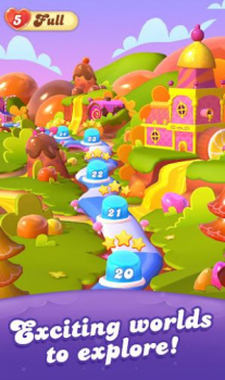 Candy Crush Friends Saga mod apk unlimited gold bars and boosters v3.6.4 screenshot 3