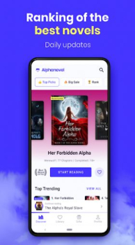 AlphaNovel apk mod download latest version v1.5.2 screenshot 2