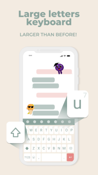 Large Letters Keyboard app free download v41.0 screenshot 4