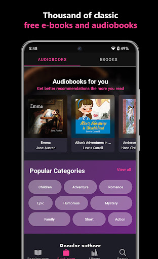 Open Audiobooks & E book free download for android