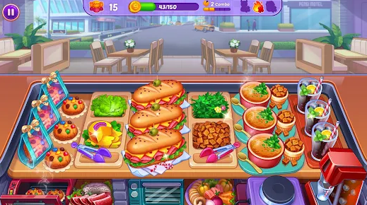 Cooking Crush Cooking Game Mod Apk Free Download v2.2.0 screenshot 1