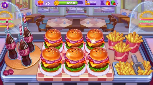 Cooking Crush Cooking Game Mod Apk Free Download v2.2.0 screenshot 2