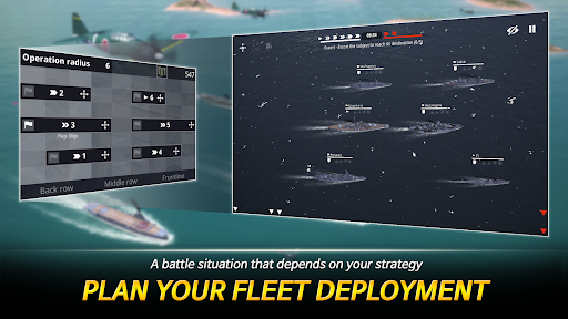 Warship Fleet Command with unlimited gems and coins v3.1.3 screenshot 4