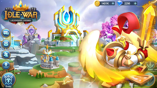 Idle War Legendary Heroes hack mod apk unlimited money and gems v1.0.59 screenshot 1