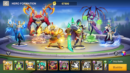 Idle War Legendary Heroes hack mod apk unlimited money and gems