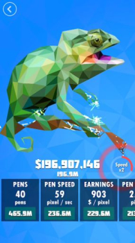 Idle Painter mod apk no ads download v1.24.9 screenshot 3
