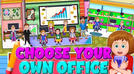 My Family Town City Office Apk Download for Android v0.1 screenshot 3