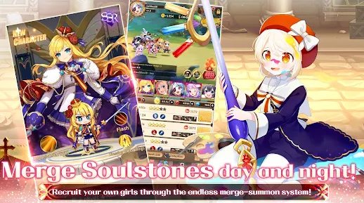 Merge Girls Idle RPG Mod Apk Latest Version v1.58.4 screenshot 3