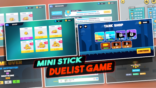 Mini Stick Duelist Game apk Download v1.0.1 screenshot 2