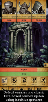 Grim Tides Old School RPG mod apk latest version download v1.5.0 screenshot 2