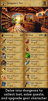 Grim Tides Old School RPG mod apk latest version download v1.5.0 screenshot 4