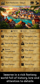 Grim Tides Old School RPG mod apk latest version download v1.5.0 screenshot 5