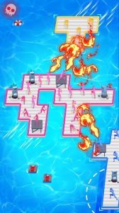 Raft Defense Crazy War 3D apk download v2.1.17 screenshot 1