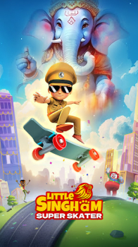 Little Singham Super Skater hack mod apk unlimited money v1.0.305 screenshot 1