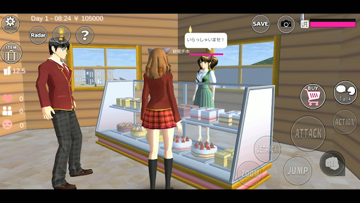 SAKURA School Simulator mod apk unlocked everything and unlimited money