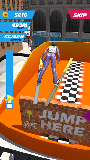 Ski Ramp Jumping mod apk download latest version  v0.7.9 screenshot 1