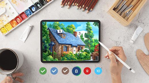 Tap Color Pro Mod Apk Unlimited Hints Download v7.3.1 screenshot 3