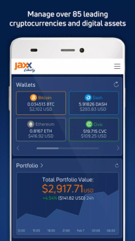 Jaxx Liberty blockchain wallet download apk v1.0 screenshot 4