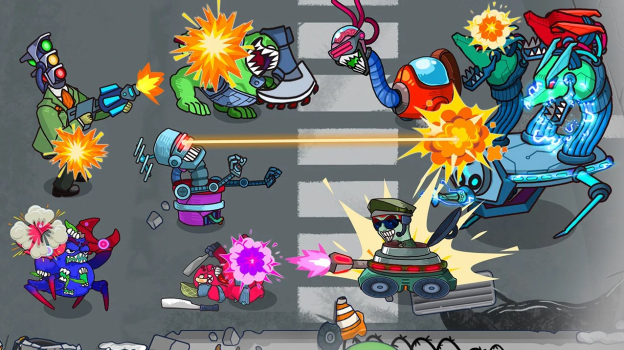 Merge Fight Grim & Zombie War mod apk download v1.0.0 screenshot 2