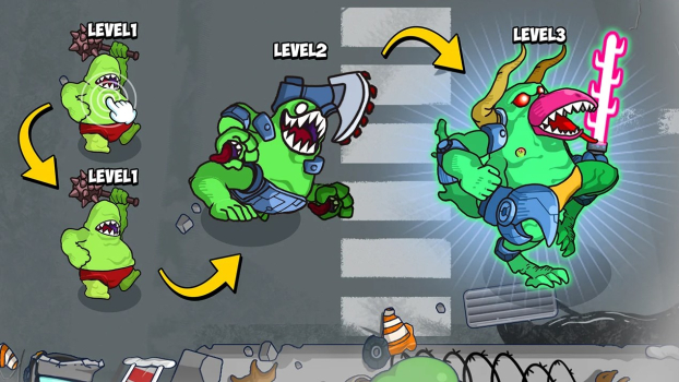Merge Fight Grim & Zombie War mod apk download v1.0.0 screenshot 3