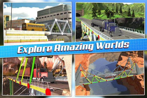 Bridge Construction Simulator mod apk unlocked everything v1.3.2 screenshot 2